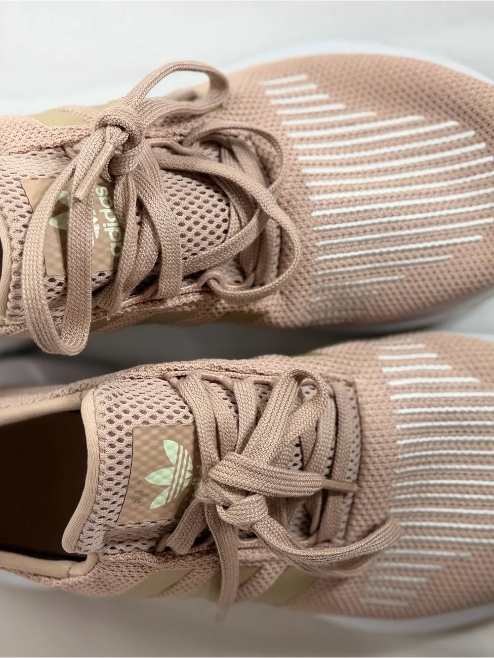 adidas Women’s Blush Knit Athletic Sneakers with White Accents